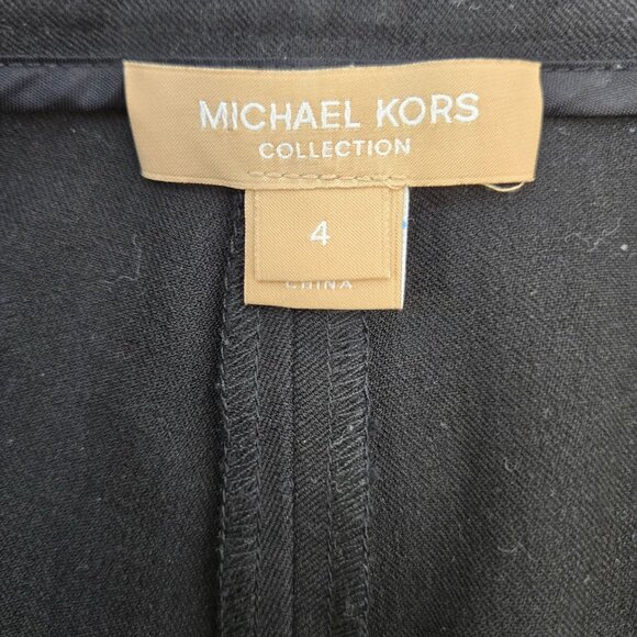 Michael Kors Collection Seamed Side Zip Slim Ankle Pants Size 4 - Picture 3 of 7